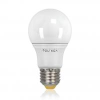 Лампа светодиодная Voltega E27 8W 4000К шар матовый VG2-A2E27cold8W 5736