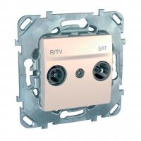 Розетка R-TV/SAT оконечная Schneider Electric Unica MGU5.455.25ZD
