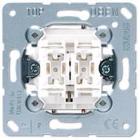 Выключатель жалюзи с блокировкой Jung 10А 250V 509VU