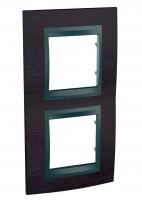 Рамка 2-постовая вертикальная Schneider Electric Unica Top MGU66.004V.2M3