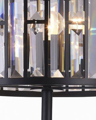 Настольная лампа Lumien Hall Кароль 0003/3T-BK-CL Настольная лампа Lumien Hall Кароль 0003/3T-BK-CL