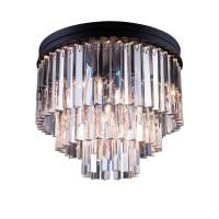 Потолочный светильник Odeon 6/P black/clear