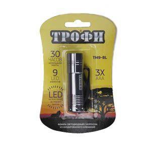 Карманный светодиодный фонарь ЭРА Трофи от батареек 85х23 60 лм TM9-BL Б0016864 Карманный светодиодный фонарь ЭРА Трофи от батареек 85х23 60 лм TM9-BL Б0016864