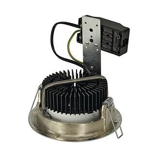 Светильник встраиваемый LUZO LED DISK 2700K металлик 115805 Светильник встраиваемый LUZO LED DISK 2700K металлик 115805