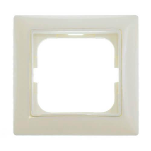 Рамка 1-постовая ABB Basic55 слоновая кость 2CKA001725A1484 Рамка 1-постовая ABB Basic55 слоновая кость 2CKA001725A1484
