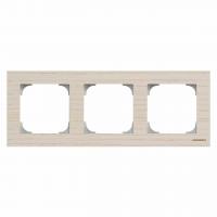 Рамка 3-постовая ABB Sky белый ясень 2CLA857300A2001