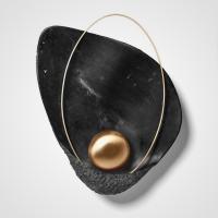 Настенный Светильник Clam Черный Мрамор By Imperiumloft