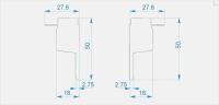 Заглушка Deko-Light End Cap H-EL-03-10 Set 2 pcs 979211