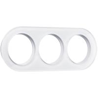 Рамка Werkel Favorit Runda на 3 поста белый WL21-frame-03 4690389141980