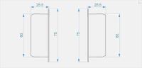 Заглушка Deko-Light End Cap P-EL-02-10 Set 2 pcs 978251