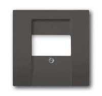 Накладка для розеток громкоговорителя 0247, 0248, Basic 55, ch?teau-black