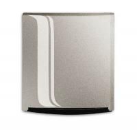 Корпус triton с рамкой и сдвижной крышкой для установки силовых и коммуникационных розеток стандарта SI, шампань-металлик (impuls)