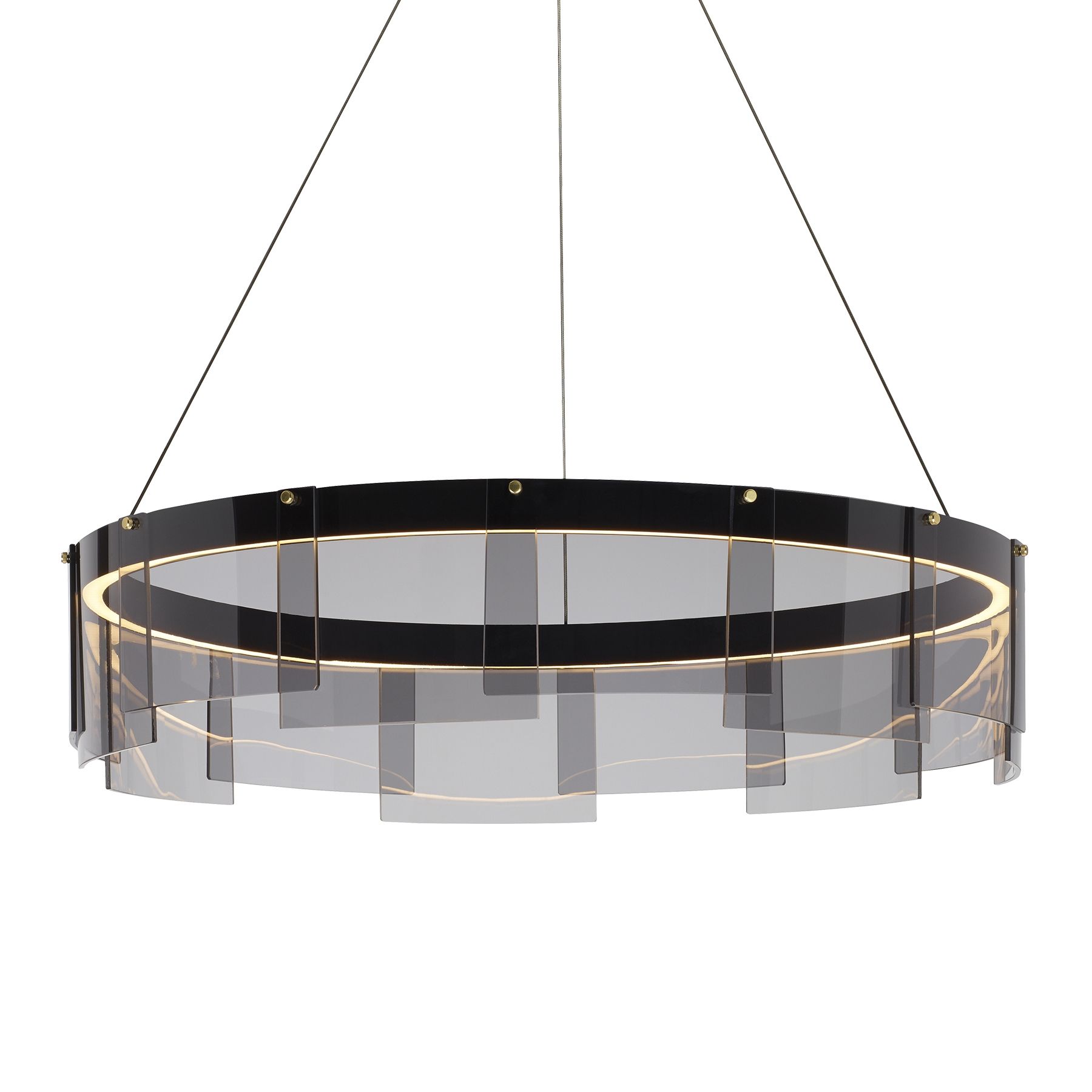 Люстра D8825P/M-800 black/smoky