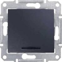 Переключатель перекрестный с синей подсветкой Schneider Electric Sedna 10A 250V SDN0501170