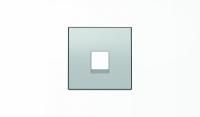 Накладка для телекоммуникационных розеток типа 8117... и/или 8118..., серия SKY, цвет серебристый алюминий