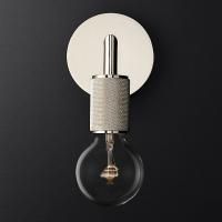 Бра Rh Utilitaire Single Sconce Silver By Imperiumloft