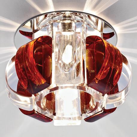 Встраиваемый светильник Ambrella light Glass D1057 CL/TI/CH Встраиваемый светильник Ambrella light Glass D1057 CL/TI/CH