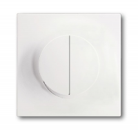Клавиша для 2-канального светорегулятора 6565 U,, impuls, белый бархат