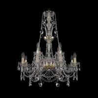 Подвесная люстра Bohemia Ivele 1411/8+4/240/XL-83 G Подвесная люстра Bohemia Ivele 1411/8+4/240/XL-83 G