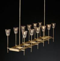 Люстра Rh Torche De Verre Linear Chandelier 12 By Imperiumloft