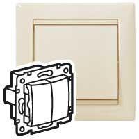 Выключатель двухклавишный Legrand Valena 10A 250V cлоновая кость 695605 Выключатель двухклавишный Legrand Valena 10A 250V cлоновая кость 695605