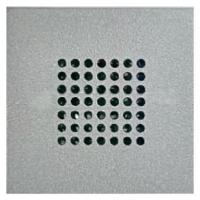 Звонок Динг-Донг ABB Zenit серебро 2CLA222400N1301