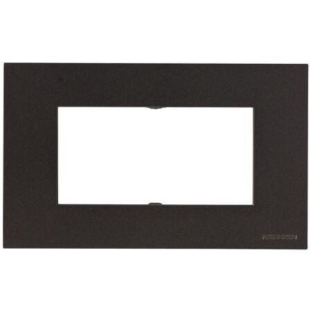 Рамка 4-модульная ABB Zenit итальянский стандарт антрацит 2CLA247400N1801 Рамка 4-модульная ABB Zenit итальянский стандарт антрацит 2CLA247400N1801