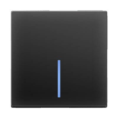 Выключатель Werkel одноклавишный с подсветкой черный матовый WL08-SW-1G-LED 4690389054174 Выключатель Werkel одноклавишный с подсветкой черный матовый WL08-SW-1G-LED 4690389054174