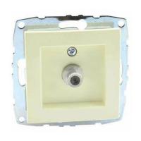 Розетка TV концевая Mono Electric Despina/ Larissa с экраном крем 500-001705-138