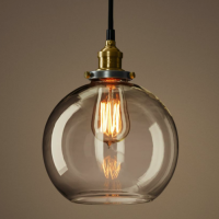 Подвесной Светильник Loft Clear Glass Sphere Cloche By Imperiumloft