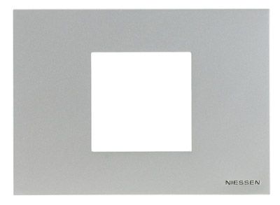 Рамка 2-модульная ABB Zenit итальянский стандарт серебро 2CLA247200N1301 Рамка 2-модульная ABB Zenit итальянский стандарт серебро 2CLA247200N1301