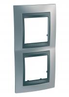 Рамка 2-постовая вертикальная Schneider Electric Unica Top MGU66.004V.238