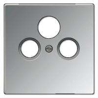 Накладка TV-FM-SAT розетки Jung LS 990 блестящий хром GCR2990SAT
