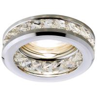 Встраиваемый светильник Ambrella light Crystal K105 CL/CH