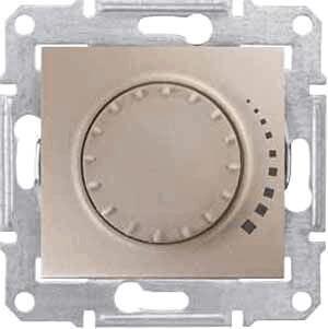 Диммер поворотный емкостный проходной Schneider Electric Sedna 60-500W SDN2200568 Диммер поворотный емкостный проходной Schneider Electric Sedna 60-500W SDN2200568