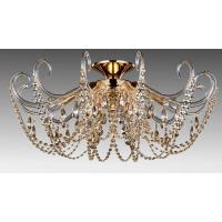 Потолочная люстра Crystal Lux Imperia PL6 Gold/Amber