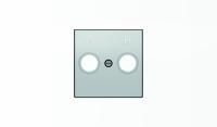 Накладка для TV-R розетки, серия SKY, цвет серебристый алюминий