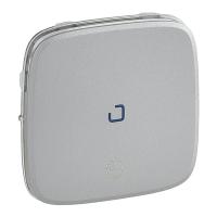 Лицевая панель Legrand Valena Allure выключателя с выдержкой времени алюминий 755217