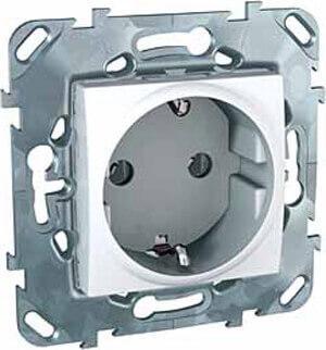 Розетка Schneider Electric Unica с/з без шторок 16A 250V MGU5.036.18ZD Розетка Schneider Electric Unica с/з без шторок 16A 250V MGU5.036.18ZD