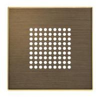 Накладка для механизма зуммера 8119, звонка 8124 и громкоговорителя 9329, серия SKY, цвет античная латунь