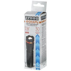 Ручной светодиодный фонарь ЭРА Трофи от батареек 105х30 53 лм TP1W Б0003941 Ручной светодиодный фонарь ЭРА Трофи от батареек 105х30 53 лм TP1W Б0003941