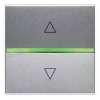 Выключатель жалюзи электронный ABB Zenit 16A 250V серебро 2CLA226120N1301