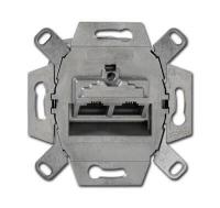 Розетка компьютерная 2хRJ45 ABB BJE 8/8 полюсов раздельно 6e кат 2CKA000230A0412