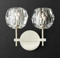 Бра Rh Boule De Cristal Double Sconce Chrome By Imperiumloft