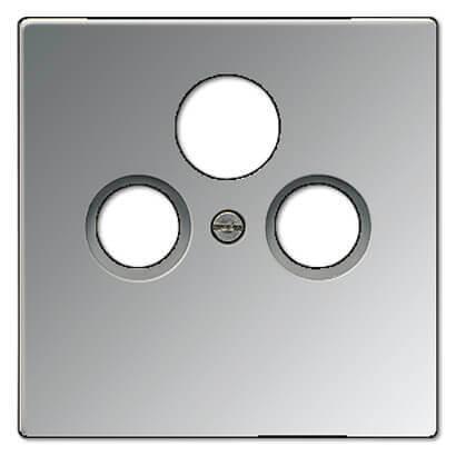 Накладка TV-FM-SAT розетки Jung LS 990 блестящий хром GCR2990SAT Накладка TV-FM-SAT розетки Jung LS 990 блестящий хром GCR2990SAT