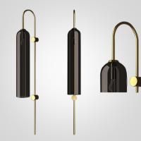 Бра Articol Float Wall Sconce Black By Imperiumloft