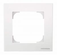 Рамка 1-постовая базовая ABB Sky альпийский белый 2CLA857110A1101