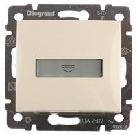 Выключатель карточный Legrand Valena с выдержкой времени и подсветкой слоновая кость 774134
