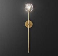 Бра Rh Boule De Cristal Long Sconce Brass By Imperiumloft