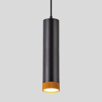 Подвесной светодиодный светильник Eurosvet Tony 50164/1 LED черный/золото